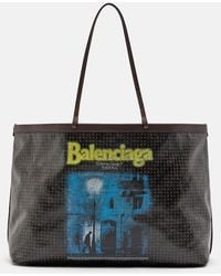 Balenciaga - Select Large Leather Tote Bag - Lyst