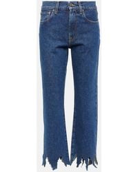 JW Anderson - Distressed Cropped Jeans - Lyst