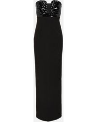 Roland Mouret - Embellished Strapless Gown - Lyst