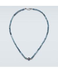 Ileana Makri - Sterling Beaded Necklace With Gemstones - Lyst