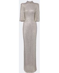 Jenny Packham - Sedona Embellished Mesh Gown - Lyst