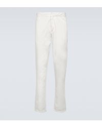 Orlebar Brown - Fallon Cotton-blend Straight Pants - Lyst