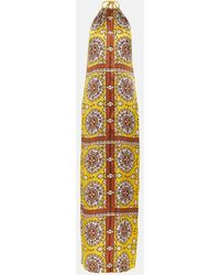 Nili Lotan - Vestido Largo Rigel De Seda Estampado - Lyst