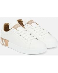 Dolce & Gabbana - Sneakers Portofino Calfskin - Lyst