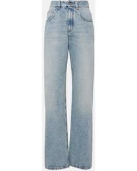 Brunello Cucinelli - High-Rise Straight Jeans - Lyst