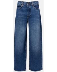 FRAME - Jeans Detour A Gamba Larga E Vita Alta - Lyst