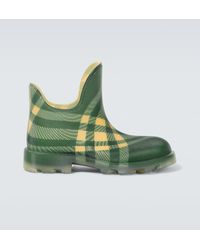 Burberry - Ankle Boots Marsh Check - Lyst