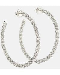 AMINA MUADDI - Cameron Crystal-Embellished Earrings - Lyst