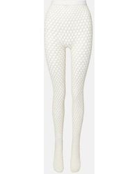 Wardrobe NYC - Rhw Web Wool-Blend Tights - Lyst