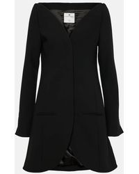 Courreges - Cappotto Ellipse in crepe - Lyst