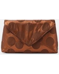 Dries Van Noten - Polka-Dot Metallic Clutch - Lyst
