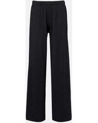 Lisa Yang - Aina Cotton And Cashmere Wide-Leg Pants - Lyst