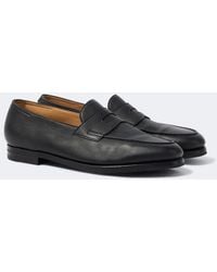 John Lobb - Lopez Leather Loafers - Lyst