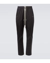 Rick Owens - Pantalones Anchos Bela En Mezcla De Algodon - Lyst