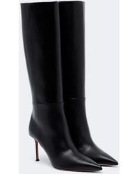 Aquazzura - Harper Leather Knee-High Boots - Lyst