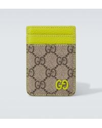 Gucci - Tarjetero Magnético Bicolor - Lyst