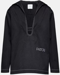 Patou - Logo Cotton Top - Lyst