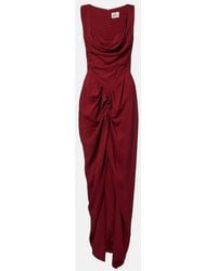 Vivienne Westwood - Panther Draped Crepe Gown - Lyst