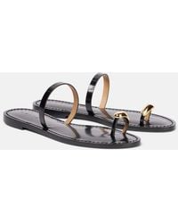 Amanu - Kibera Embellished Leather Sandals - Lyst
