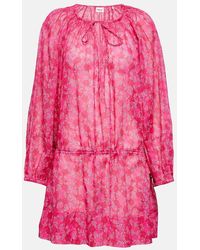 Isabel Marant - Parsley Floral Cotton Tunic Dress - Lyst