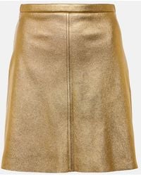 Stouls - Lucie 22 Leather Miniskirt - Lyst