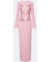 Rebecca Vallance - Lulee Embellished Floral Gown - Lyst