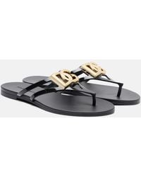 Dolce & Gabbana - Dg Thong Sandals - Lyst