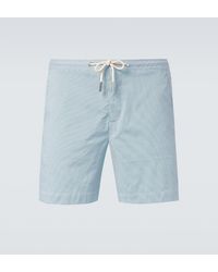 Orlebar Brown - Bulldog Drawcord Striped Swim Trunks - Lyst