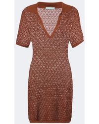 Melissa Odabash - Coco Open-Knit Polo Dress - Lyst