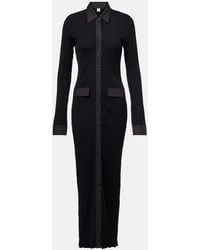TOTEME - Ribbed-Knit Shirt Dress - Lyst