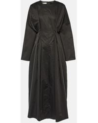 Co. - Gathered Tton Midi Dress - Lyst