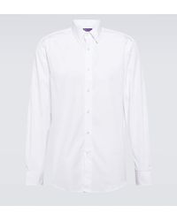 Ralph Lauren Purple Label - Camisa de algodon - Lyst