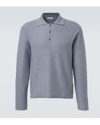 The Row - Bertram Cashmere Polo Sweater - Lyst