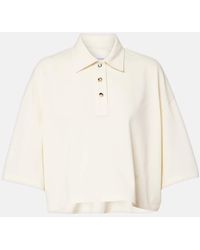 Bottega Veneta - Cropped-Polohemd Aus Baumwolle - Lyst