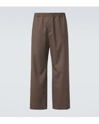 The Row - Ari Wool Wide-Leg Pants - Lyst