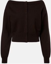 Tom Ford - Off-Shoulder Cashmere Cardigan - Lyst