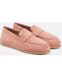 Hogan - H683 Suede Loafers - Lyst
