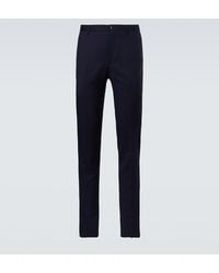 Etro - Wool Slim Pants - Lyst
