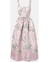 Markarian - Apple Floral Brocade Corset Dress - Lyst