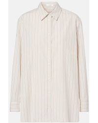 The Row - Camisa Sisilia De Algodon A Rayas - Lyst