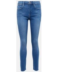 FRAME - Jeans Le High Skinny Raw After - Lyst
