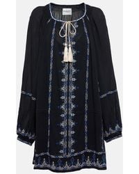 Isabel Marant - Parsley Embroidered Cotton Voile Minidress - Lyst