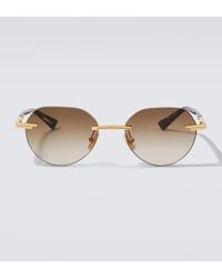 Bottega Veneta - Gafas De Sol Redondas Glasant - Lyst