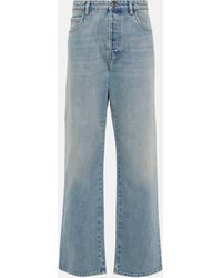 Miu Miu - Mid-rise Wide-leg Jeans - Lyst