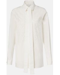 Elie Saab - Cotton Shirt - Lyst