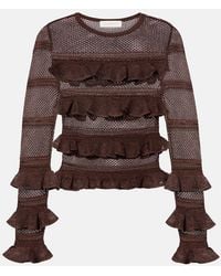 Zimmermann - Hypnotic Ruffled Top - Lyst