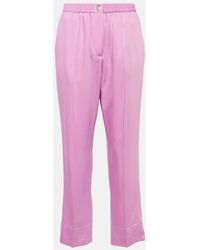 JOSEPH - Tottenham Cropped Straight Pants - Lyst