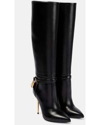 Tom Ford - Padlock 105 Leather Knee-high Boots - Lyst