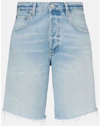 Citizens of Humanity - Ayla Mid-Rise Denim Shorts - Lyst
