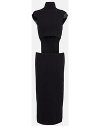 Sportmax - Arabba Wool And Cashmere Midi Dress - Lyst